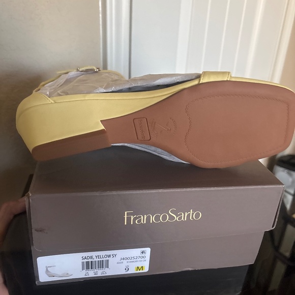 Franco Sarto Women's Soft Yellow Heels - Picture 9 of 9